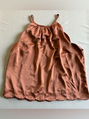 Monteau Satin Halter Top